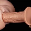 Lovetoy - 11'' Realistic Long Vibrating Dildo Flesh - Extra méretű, vibrációs dildó