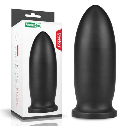 l BLovetoy 9" King Sized Anaomber Black - Fekete, anál bomba