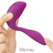 Lovetoy O-Sensual Double Rush- Távirányítós, G-pont és csiklóizgatós vibrátor ( Lila)