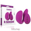Lovetoy O-Sensual Double Rush- Távirányítós, G-pont és csiklóizgatós vibrátor ( Lila)