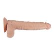 9.5" Real Extreme Vibrating Dildo – letapasztható, távirányítós realisztikus vibrátor 24 cm