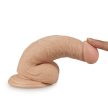 7" Real Extreme Dildo - herés, letapasztható dildó