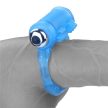 A Lovetoy - Lumino Play Vibrating Penis Ring - Sötétben kék színben világító vibrátoros péniszgyűrű.