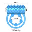 A Lovetoy Lumino Play Vibrating Penis Ring- Sötétben világító, vibrátoros péniszgyűrű jó méretű.