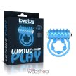 A Lovetoy Lumino Play Vibrating Penis Ring- Sötétben világító, vibrátoros péniszgyűrű kényelmes.