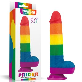   9'' Prider Dildo – Szivárványos öröm minden alkalomra