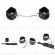 Love Toy Deluxe Bondage Kit Black IV - BDSM 4 darabos szett,  bilincs, szemmaszk, cirógató, szájpöcök.