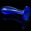 LoveToy - Flawless Clear Prostate Plug 6.0'' Blue - Kék, tapadókorongos,  ergonómiailag kialakított análdugó