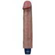 LoveToy - 9" REAL SOFTEE Rechargeable Silicone Vibrating Dildo - platinum szilikonból készült, 10 rezgési funkcióval 