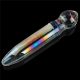 Twilight Gleam Prism üveg dildó 18,4 cm boroszilikát anyagból