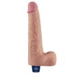 10" REAL SOFTEE Rechargeable Vibrating Dildo – újratölthető realisztikus TPE vibrátor 25,3 cm