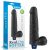 9" REAL SOFTEE Rechargeable Vibrating Dildo Black – realisztikus újratölthető vibrátor 10 rezgésmóddal