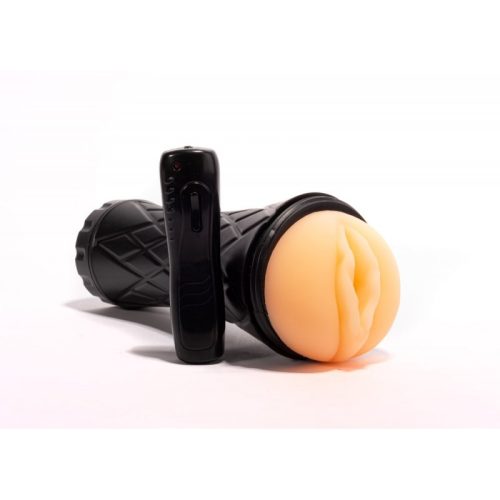 Pocket Pussy Masturbator Vibration - Élethű vagina, vibrációs maszturbátor férfiaknak
