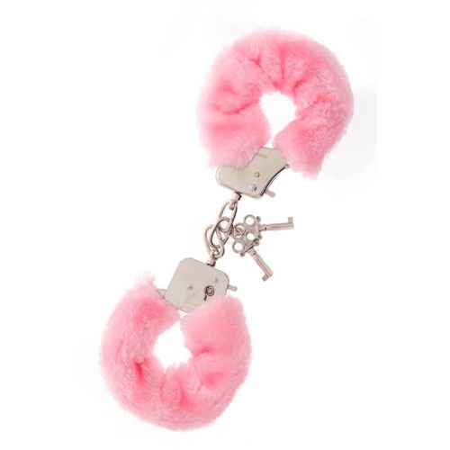 Nmc -  Metal Handcuff With Plush Pink - Rózsaszín, fém, plüss bilincs