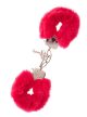 Metal Handcuff With Plush Red- Fém bilincs piros plüssel