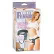 Potent Plunger Harness - Felcsatolható vibrációs hám, herés dildóval