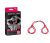NMC COTTON CUFFS RED - Piros pamut bilincs