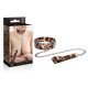 NMC LEOPARD FRENZY COLLAR WITH LEASH - Párducos nyakörv pórázzal