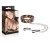 NMC LEOPARD FRENZY COLLAR WITH NIPPLE CLAMPS - Leopárd mintájú nyakörv mellcsipesszel