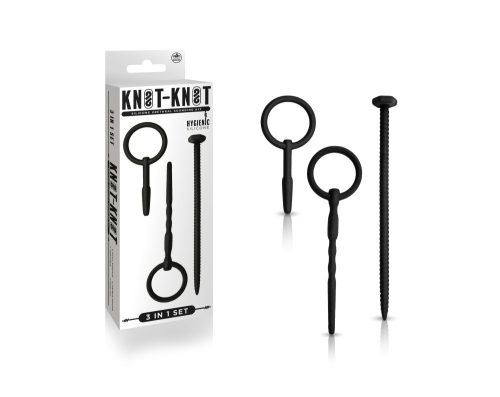 Knot-Knot szilikon húgycső tágító szett – urethral sounding kit