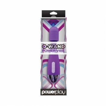   PowerPlay O-Wand  - Lila, kompakt kivitelű, 7 rezgési funkciós masszírozó, vízálló Wand