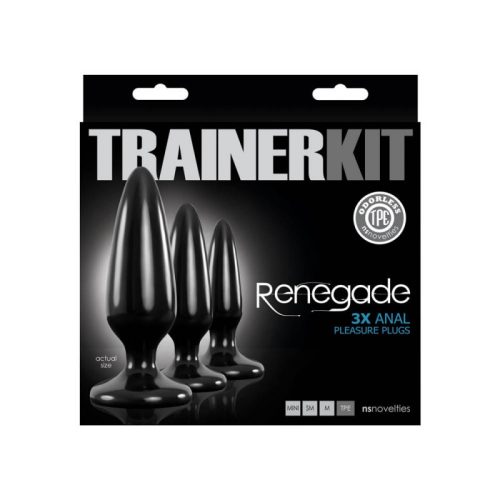 NS Toys Renegade Pleasure Plug 3 pc Trainer Kit- 3 darabos análtágító szett 