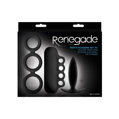 Renegade Men's Pleasure Kit 1 Black - 3 db.-os maszturbációs szett