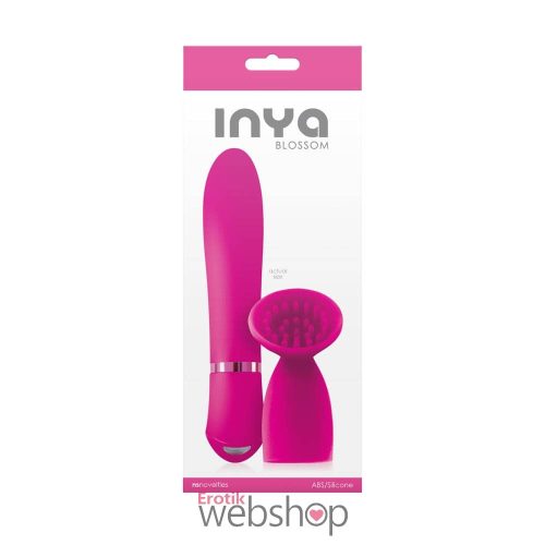 INYA Blossom Pink - 2in1 vízálló, csiklóizgatós vibrátor
