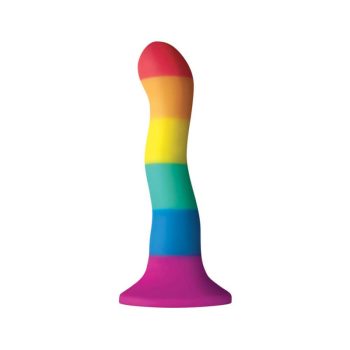   Ns Toys - Colours Pride Edition 6 inch Wave Dildo Rainbow - Szivárványos, Pride dildó