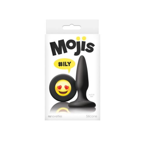 NStoys Moji's ILY Black - Letapasztható anál tágító, fekete