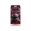 Ns Toys - Bondage Couture - Wrist Cuffs - Black - Fekete, műbőr bilincs