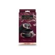 Bondage Couture - Ankle Cuffs - Black - Fekete- Arany műbőr bilincs