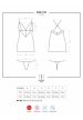Obsessive - 828-CHE-1 chemise & thong L/XL