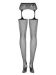 Garter stockings S307 black S/M/L