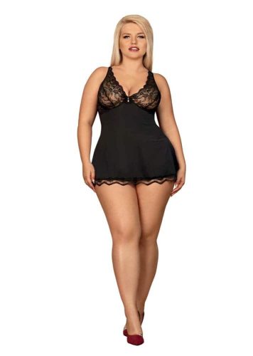 Obsessive - Luvae babydoll 2XL/3XL + tanga