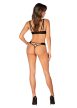 Obsessive - Nesari 2-pcs crotchless set XL/2XL - fekete