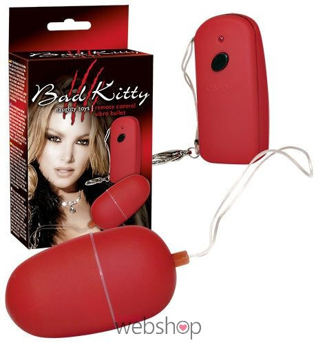 Orion Bad Kitty RC Vibro Bullet- 10 funkciós, távirányítós, anál és hüvely stimuláló