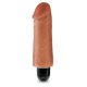 King Cock 5 inch Vibrating Stiffy - Testszínű vibrátor