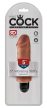 King Cock 5 inch Vibrating Stiffy - Testszínű vibrátor