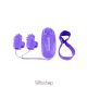 Pipedream Neon Magic Touch Finger Fun Purple- Szabályozható rezgési funkcióval ellátott unisex izgató