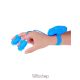 Pipedream Neon Magic Touch Finger Fun Blue- Szabályozható rezgési funkcióval ellátott unisex izgató