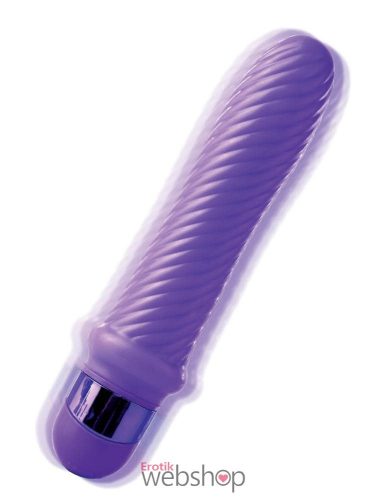 Pipederam Classix Grape Swirl Massager- Átlósan bordázott vibrátor