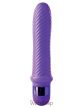 Pipederam Classix Grape Swirl Massager- Átlósan bordázott vibrátor