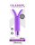 Pipedream - Classix Silicone Fun Vibe Purple - Lila, Mini vibrátor, két rugalmas füllel