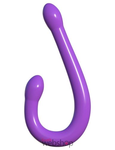 Pipedream Classix Double Whammy Purple- Flexibilis, kétágú, lila dildó