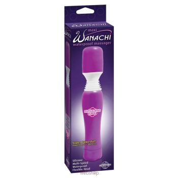   Maxi Wanachi Purple -Lila, kompakt kivitelű masszírozó /Wand
