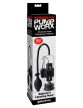 Pipedream- Pump Worx- Beginner's Vibrating Pump Clear/Black - vibrációs motorral ellátott péniszpumpa