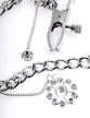 Pipedream Fetish Fantasy Series - Crystal Nipple Clamps Silver