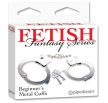 Beginner's Metal Cuffs Silver - Fém, állítható bilincs