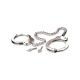Metal Leg Cuffs Silver fém lábbilincs BDSM játékhoz